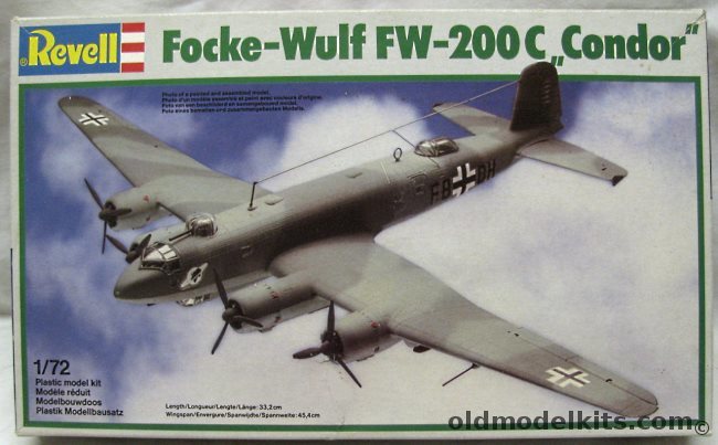 Revell 1/72 Focke-Wulf FW-200C Condor, 4424 plastic model kit